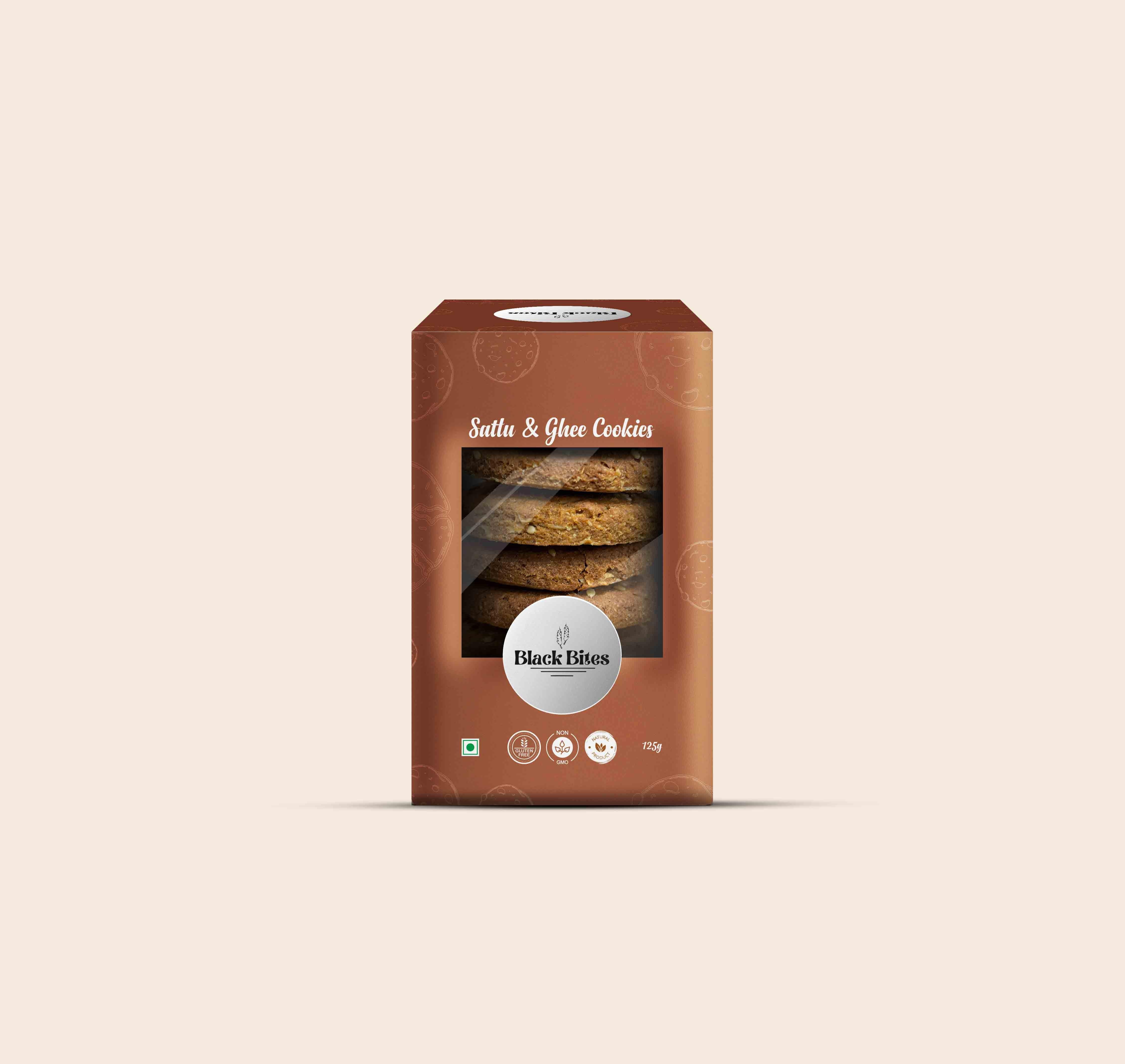 Sattu & Ghee Cookies - BlackBites